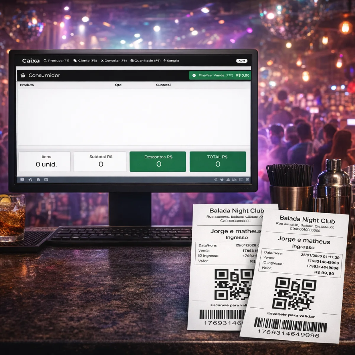 Sistema para Baladas e Eventos