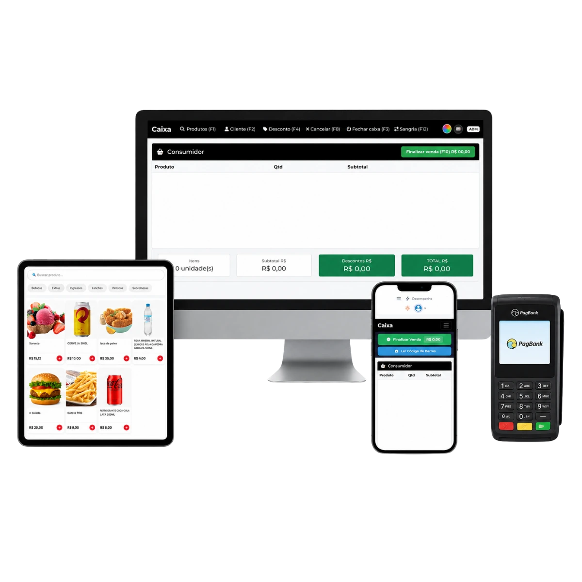 Sistema PDV — Sistema PDV Gratuito, tela do sistema